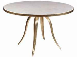 Crystal Stone Round Dining Table - Table by Lexington
