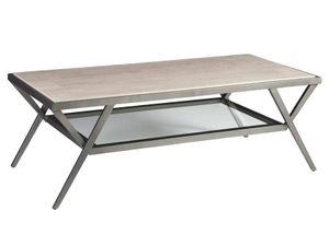 Adamo Silver Gray Cocktail Table - Coffee table by Lexington
