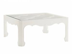 Cassava Cocktail Table With Glass Insert - Coffee table by Lexington