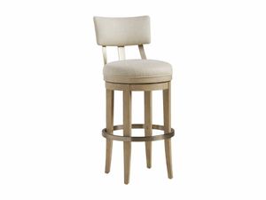 Cliffside Swivel Upholstered Bar Stool - Stool by Lexington