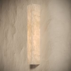 Ardesia Alabaster IP44 LED Square Wall Sconce Light 500mm - Wall lamp by LUSSO