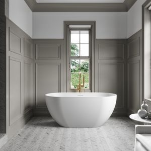 Lusso Light Picasso Compact Freestanding Bath 1400mm - Bathtub by LUSSO
