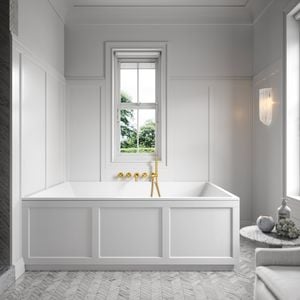 Lusso Light Sorrento Double Inset Bath 1700mm - Bathtub by LUSSO