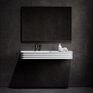 Maddox Wall Mounted Large Stone Basin 1200mm - Washbasin by LUSSO