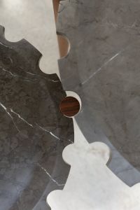 Clock side table - Side table by Maami Home