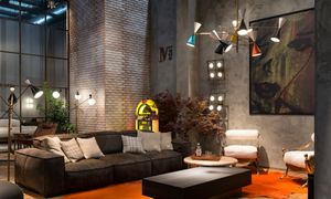 Flipper chandelier - Ceiling lamp by Mantellassi 1926