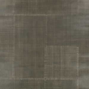 Abacá Patchwork Wallcovering Pewter - Wallcovering by Mark Alexander