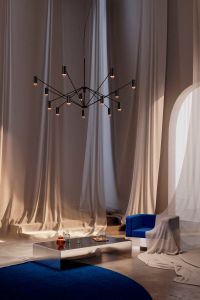 The W - Ceiling lamp by Marset