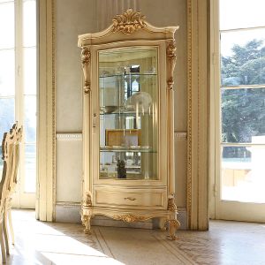 Louvre display cabinet 1 door • MARZORATI - Cabinet by Marzorati
