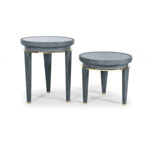Monte Carlo round coffee table • MARZORATI - Table by Marzorati