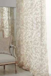 Curtain Dune Merveille Marmorino ricamo allover - Curtain by Mastro Raphael