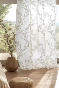 Curtain Giardino Segreto ricamo ramage allover - Curtain by Mastro Raphael