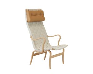 Eva high back-Plaited linen webbing - Chair by Mathsson