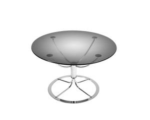 Jetson table-Leaf of printed glass - Table by Mathsson