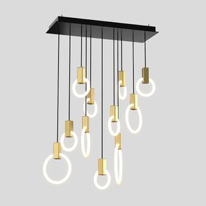 Halo C11 Rectangular Mixed | Chandelier Lighting | Matthew McCormick Studio — Matthew McCormick Studio | Modern Lighting Design - Ceiling lamp by Matthew McCormick