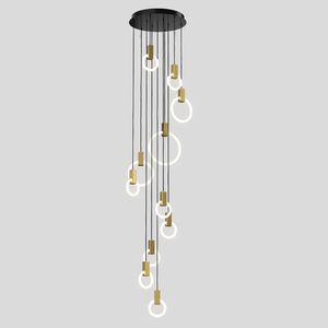 Halo C11 Round Mixed | Chandelier Lighting | Matthew McCormick Studio — Matthew McCormick Studio | Modern Lighting Design - Ceiling lamp by Matthew McCormick
