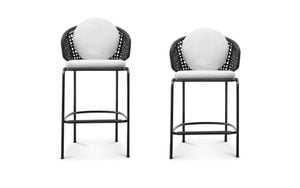 Aston "Cord" Outdoor Stool - Stool by Minotti