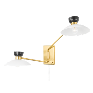 Whitley Plug-In Sconce - Wall lamp by Mitzi