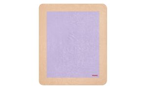 Boreal Blanket Beige/Lilac Framed - Accessories by Moanne