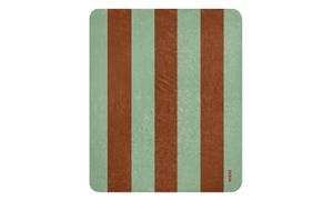 Boreal Blanket Brown/Aquamarine Striped - Accessories by Moanne