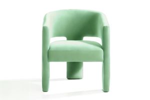 Calma Armchair Aquamarine Velvet - Armchair by Moanne