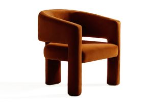 Calma Armchair Brown Velvet - Armchair by Moanne