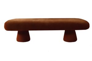 Éxtasis Bench Brown Velvet - Bench by Moanne