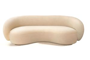 Melancolía Sofa White Bouclé - Sofa by Moanne