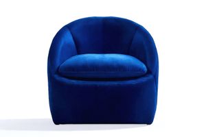 Quimera Armchair Blue Velvet - Armchair by Moanne