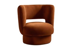 Ritual Armchair Brown Velvet - Armchair by Moanne