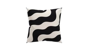 Trama Cushion Black/White Waves - Accessories by Moanne