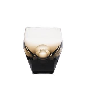 Šedá sklenička na whisky („whiskovka“) z českého křišťálu - Accessories by Moser