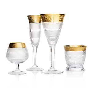 Sklenky Splendid pro muže | Luxusní dárek se zlatem - Accessories by Moser