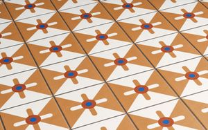 Mattonelle Margherita by Nathalie Du Pasquier - Floor tile-stone by Mutina