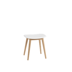 Fiber Stool Wood Base