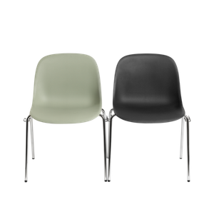 Fiber Side Chair A-Base w. Linking Device - Chair by Muuto