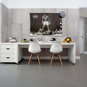 CON-01 Concrete Large Tiles - Wallpaper by NLXL