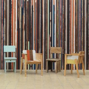 PHE-15 Scrapwood Colored sides - Wallpaper by NLXL