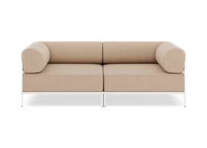 Noah Sofa - 2-Sitzer - Weiß - Sofa by Noah Living