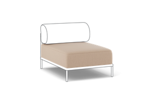 Noah Sofa - Stoffbezug Sitzmodul 70 - Sofa by Noah Living