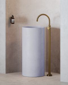 Luna Freestanding Basin (Lilac) - Washbasin by Nood Co