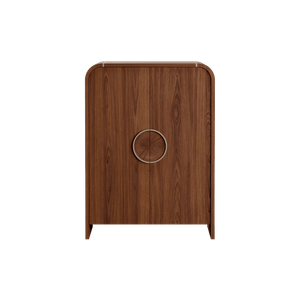 Milano Highboard, American Walnut — NORD ARIN - Accessories by Nordarin Prod Com