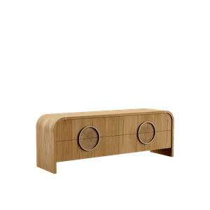 Milano Low Cabinet, Oak — NORD ARIN - Cabinet by Nordarin Prod Com