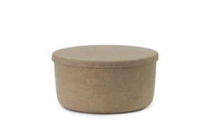 Hide Storage Pouf Large Sand - Pouf by Normann Copenhagen