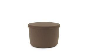 Hide Storage Pouf Small Grey - Pouf by Normann Copenhagen