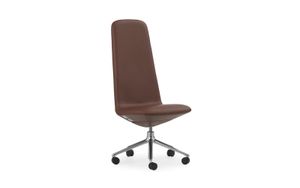 Off Chair High 5W Gas Lift Aluminum Ultra Leather - Chair by Normann Copenhagen