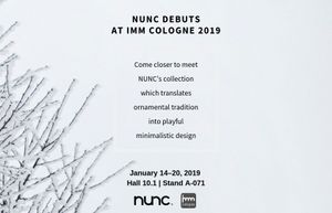 Nunc | NUNC debuts at Imm Cologne 2019 - Accessories by Nunc