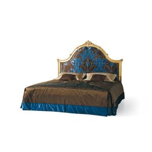 MG6452 - High fabric headboard for double bed - Bed frame by OAK