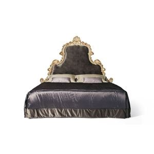 MG6502 - High fabric headboard for double bed - Bed frame by OAK