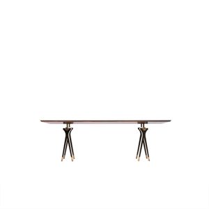 SC3001 - Desk in wood, with two trestles - Desk by OAK